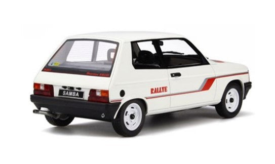 OTM694 OttO mobile 1:18 Talbot Samba Rally White model car