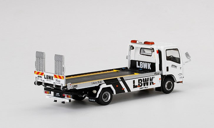 MGT00356-R TSM MINI-GT 1:64 Isuzu N-Series ELF Loader LBWK White RHD