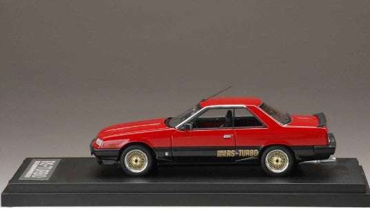 PM43118CRK MARK43 1:43 Nissan Skyline 2000 RS-X TURBO C KDR30 Custom version Red/Black Two Tone