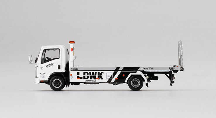 MGT00356-R TSM MINI-GT 1:64 Isuzu N-Series ELF Loader LBWK White RHD