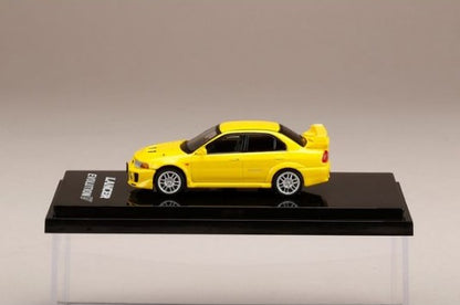 HJ641032AY Hobby JAPAN 1:64 Mitsubishi Lancer GSR Evolution 5 CP9A Dandelion Yellow