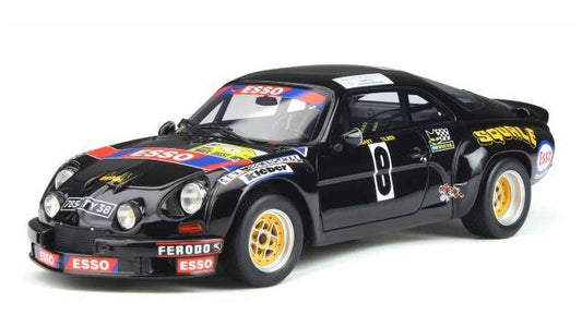 OTM857 OttO mobile 1:18 Alpine A110 1800 Gr.5 #8 Black model car