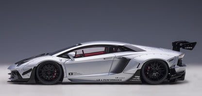 79181 AUTOart 1:18 Lamborghini Liberty Walk LB-WORKS Aventador Metallic Silver