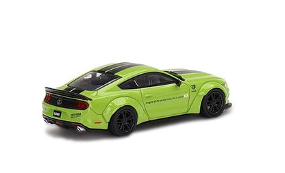 MC139-GN TSM MINI-GT 1:64 LBWK Limited Ford Mustang Grabber Lime LB-WORKS Ford Mustang Grabber Lime Blister Pack