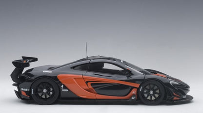 81543 AUTOart 1:18 McLAREN P1 GTR Dark Grey Metallic/Orange Accents 2015