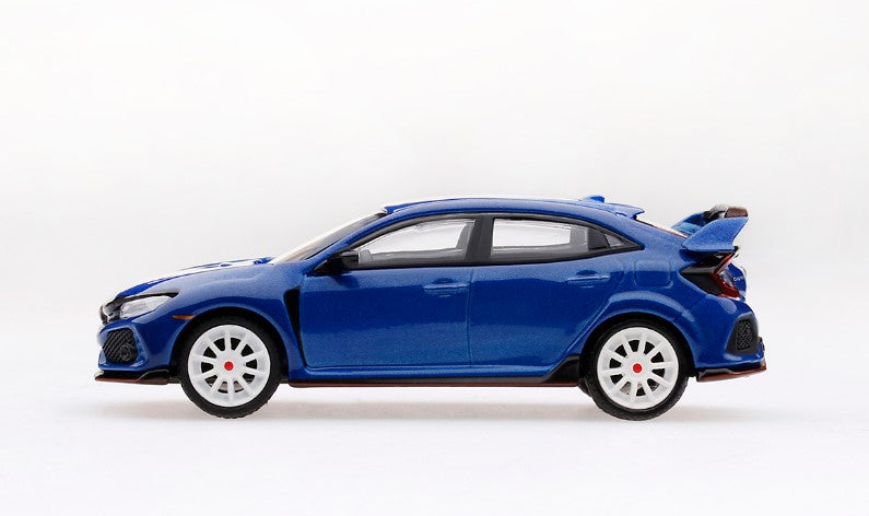 MGT00017-R TSM MINI-GT 1:64 Honda Civic Type R Modulo Kit Equipped Brilliant Sporty Blue Metallic RHD