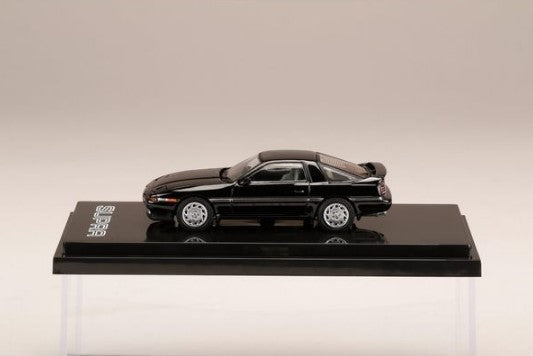 HJ641026DBK Hobby JAPAN 1:64 Toyota Supra A70 3.0GT Turbo Limited "Turbo A Duct" Black Mica