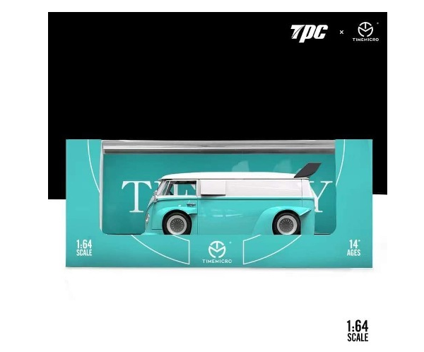 TM Time Micro x TPC 1:64 VW Volks Wagen WagenBus T1 VW Van Tiffany blue