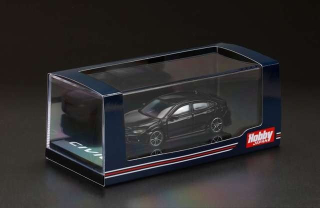 HJ642018ABK Hobby JAPAN 1:64 Honda Civic Hathback (FK7) 2020 Crystal Black Pearl