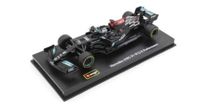 BUR38058B Bburago 1:43 Mercedes AMG F1 W12 2021 #77 V.Bottas model car