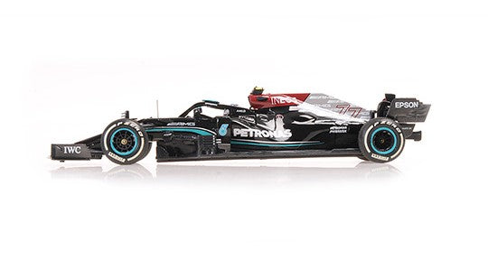 410210177 MINICHAMPS 1:43 Mercedes AMG Petronas Formula One Team W12E Performance V.Bottas Bahrain GP 2021