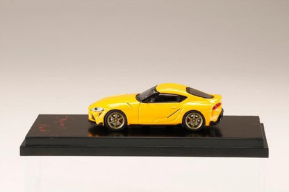 HJ641014CY Hobby JAPAN 1:64 Toyota GR Supra (A90) RZ Custom Version Lightning Yellow