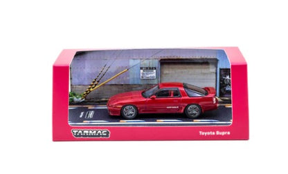 T64R-064-RED TARMAC WORKS 1:64 Toyota Supra MA70 Red