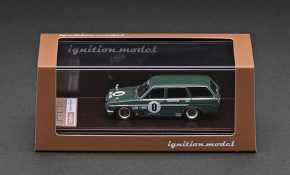 IG2879 ignition model 1:64 Nissan Datsun Bluebird (510) Wagon Green