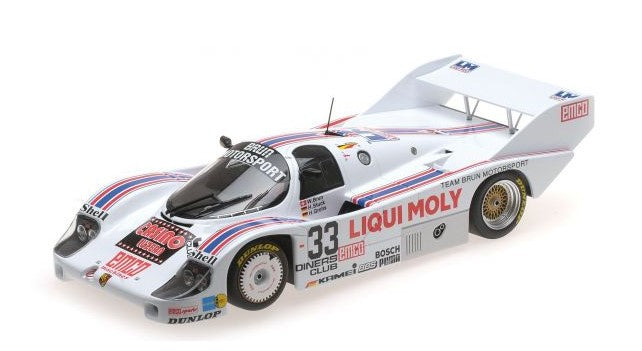 155836633 MINICHAMPS 1:18 Porsche 956K "BRUN MOTORSPORT" 1000km SPA 1983