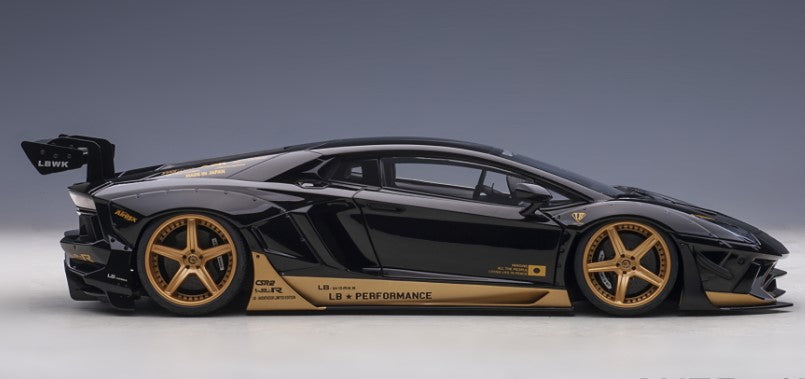 79184 AUTOart 1:18 Lamborghini Liberty Walk LB-WORKS Aventador Black/Gold