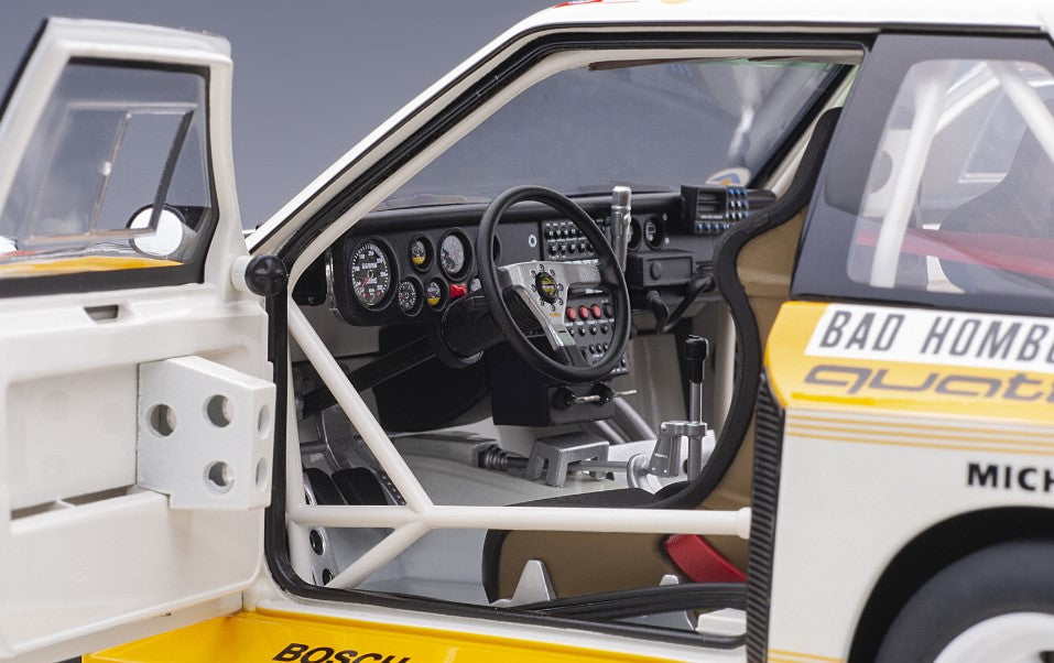 88601 AUTOart 1:18 Audi Sport Quattro S1 WRC 1986 #2 Rohrl / Geistdorfer Monte Carlo