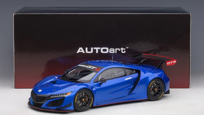 81896 AUTOart 1:18 Honda NSX GT3 2018 Hyper Blue model car