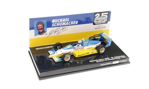 517894302 MINICHAMPS 1:43 Reynard Spiess F893 M.Schumacher Germany F3 1989