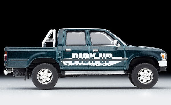 LV-N255b TOMYTEC Tomica Limited Vintage NEO 1:64 Toyota Hilux 4WD Double Cab SSR-X Optional Equipped Vehicle 1995 Green 318972