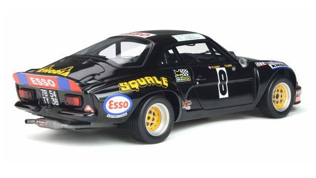 OTM857 OttO mobile 1:18 Alpine A110 1800 Gr.5 #8 Black model car