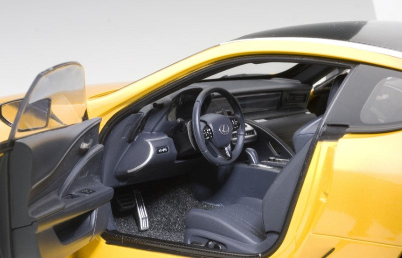 78847 AUTOart 1:18 Lexus LC500 Metallic Yellow interior color/Black