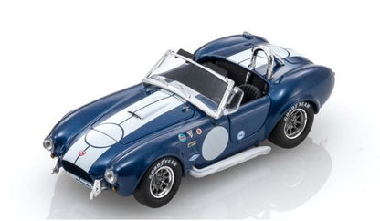 K07002BLK KYOSHO 1:64 KYOSHO MINI CAR & BOOK No.09 Shelby Cobra 427 S / C (Blue Meta)