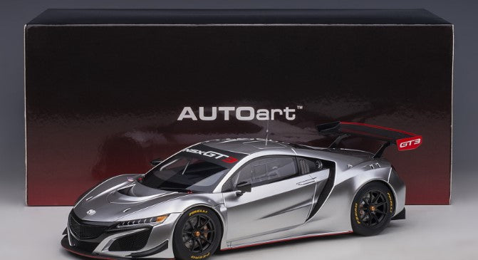 81897 AUTOart 1:18 Honda NSX GT3 2018 Hyper Silver model car