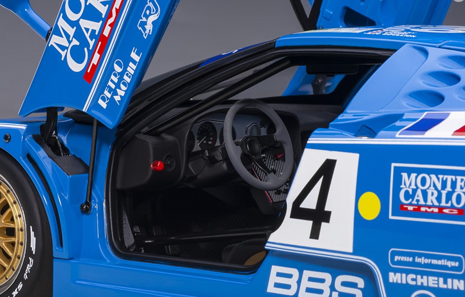 89417 AUTOart 1:18 Bugatti EB110 SS '94 # 34 Le Mans 24h model car