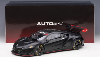 81899 AUTOart 1:18 Honda NSX GT3 2018 Matte Black model car