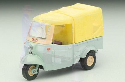 LV-143d TOMYTEC 1:64 DAIHATSU Midget Yellow Green/Beige with Figure