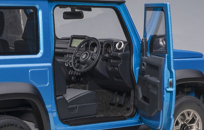 78507 AUTOart 1:18 Suzuki Jimny Sierra JB74 Blue Metallic/Black Roof model car