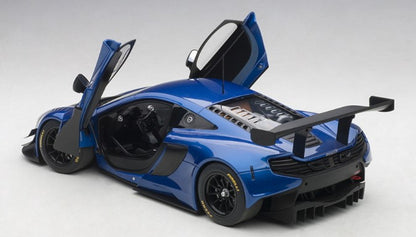 81641 AUTOart 1:18 McLaren 650S GT3 Metallic Blue model car