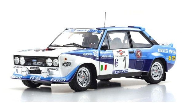 KS08376D KYOSHO 1:18 Fiat 131 ABARTH Rally 1981 Costa Smeralda #1