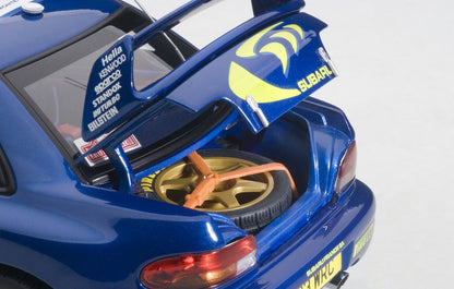 89791 AUTOart 1:18 Subaru Impreza WRC 1997 #4 Monte Carlo Rally Winner