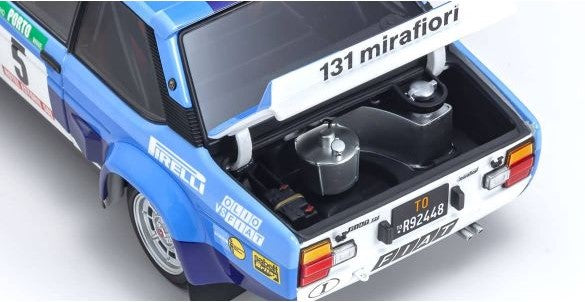 KS08376A KYOSHO 1:18 Fiat 131 ABARTH Rally 1980 Portugal #5 model cars