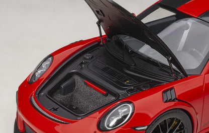 78173 AUTOart 1:18 Porsche 911 991.2 GT2 RS Weissach Package Red Carbon Black