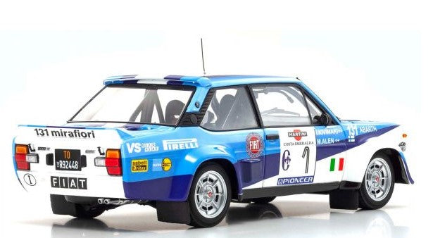 KS08376D KYOSHO 1:18 Fiat 131 ABARTH Rally 1981 Costa Smeralda #1