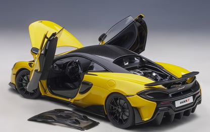 76082 AUTOart 1:18 McLaren 600LT Yellow Pearl / Carbon Roof