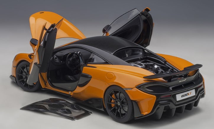 76084 AUTOart 1:18 McLaren 600LT Light Orange / Carbon Roof