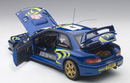 89791 AUTOart 1:18 Subaru Impreza WRC 1997 #4 Monte Carlo Rally Winner