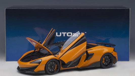 76084 AUTOart 1:18 McLaren 600LT Light Orange / Carbon Roof