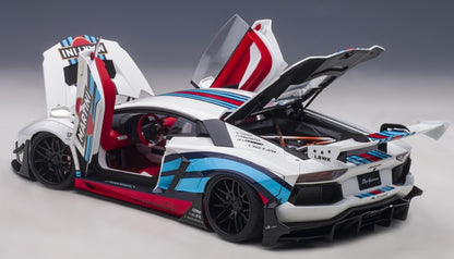 79185 AUTOart 1:18 Liberty Walk LB-WORKS Lamborghini Aventador MARTINI