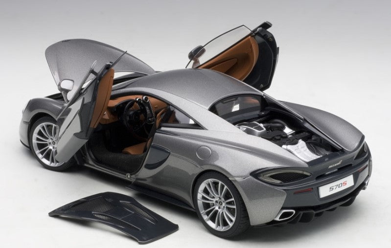 76043 AUTOart 1:18 McLaren 570S Silver model car