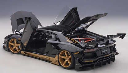 79184 AUTOart 1:18 Lamborghini Liberty Walk LB-WORKS Aventador Black/Gold