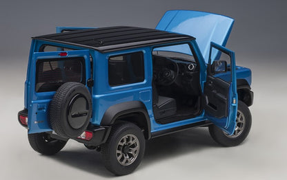 78507 AUTOart 1:18 Suzuki Jimny Sierra JB74 Blue Metallic/Black Roof model car