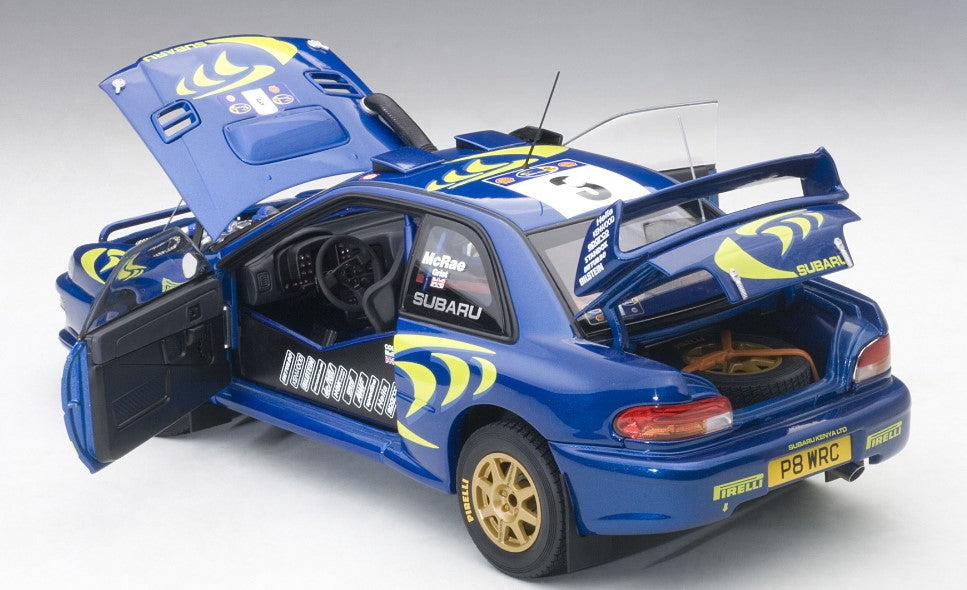 89792 AUTOart 1:18 Subaru Impreza WRC 1997 #3 Colin McRae/ Nicky Grist Safari Rally Winner