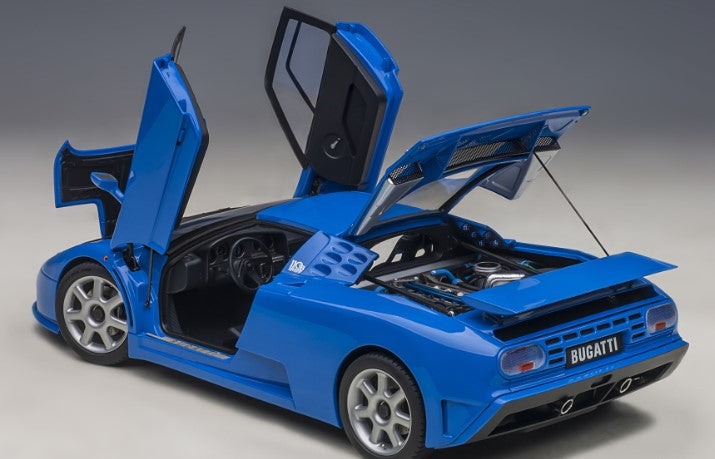 70917 AUTOart 1:18 Bugatti EB110 SS French Blue model car