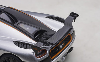 79024 AUTOart 1:18 Koenigsegg Agera RS Silver/Carbon Black model car