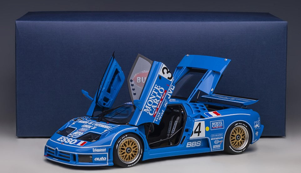 89417 AUTOart 1:18 Bugatti EB110 SS '94 # 34 Le Mans 24h model car